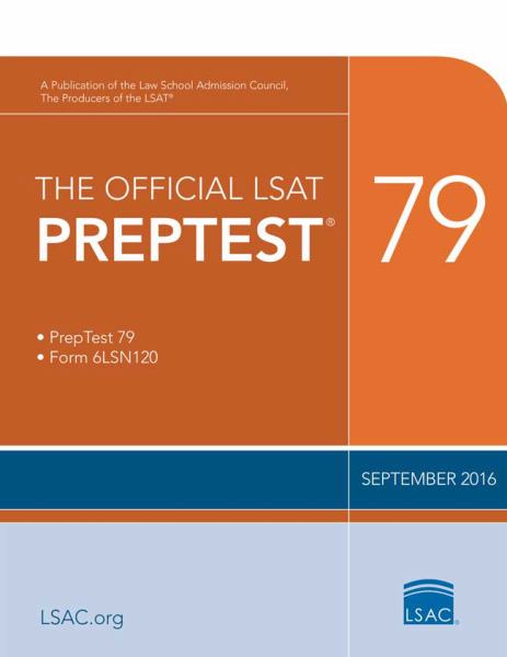 Official LSAT Preptest 79 - Law School Admission Council