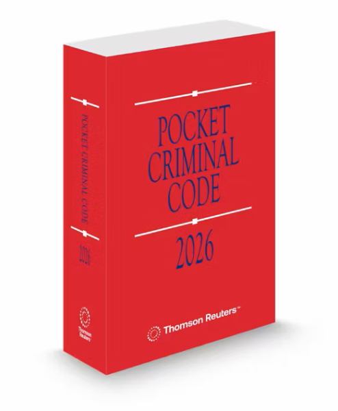 MARTIN'S POCKET CRIMINAL CODE PRINT AND PROVIEW EBOOK 2027 EDITION TRADE