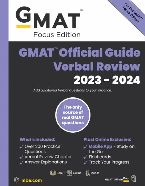 GMAT Official Guide Verbal Review 2023-2024 - GMAC